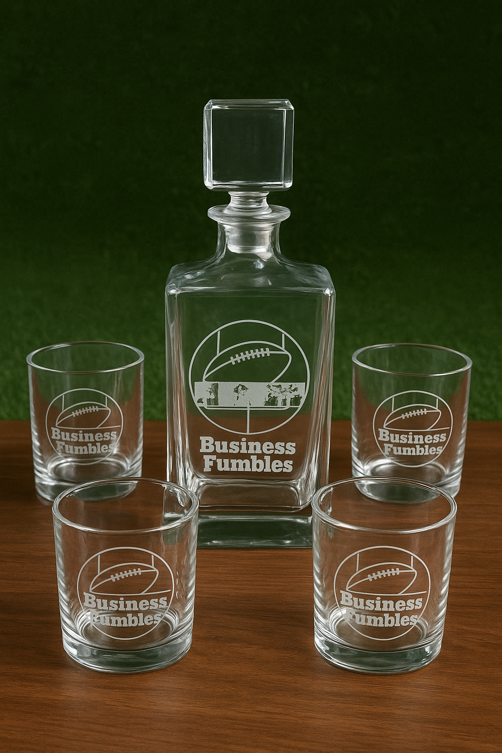 Business Fumbles Liquor Decanter Gift Set
