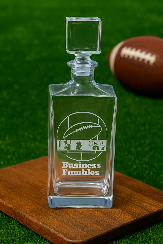 Business Fumbles Liquor Decanter Gift Set