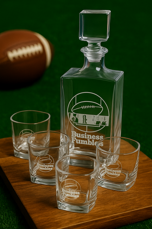 Business Fumbles Liquor Decanter Gift Set